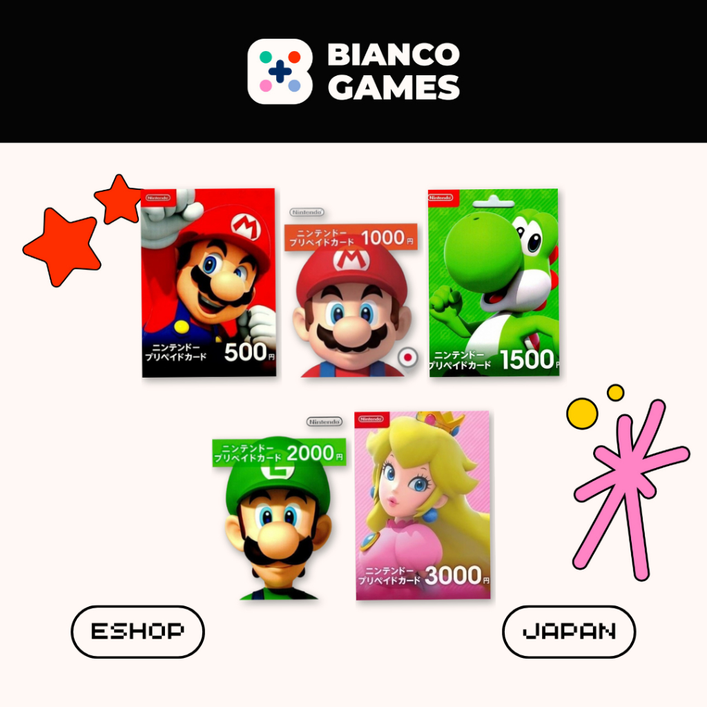 NINTENDO ESHOP REG JAPAN / JEPANG