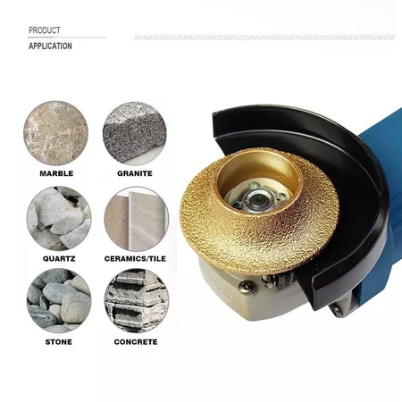 10/20mm Mata Gerinda Pinggul Granit Bevel Granit Pinggul Granit Mata Gerinda Asah Diamond Wheel Gran