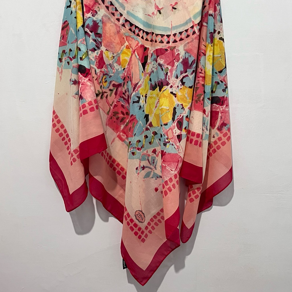 PL Jilbab Segiempat Zoya Motif