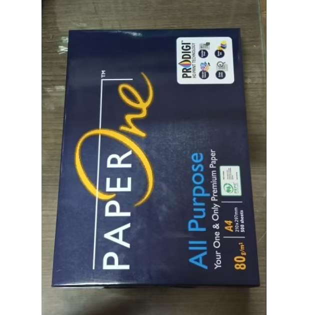 kertas HVS PaperOne All Purpose A4 80g (isi 500 lembar 1 rim) /Ready Stok Medan