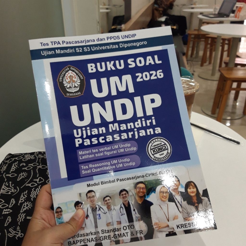 Buku Soal UM Pascasarjana Preloved Pasca Sarjana Undip S2 S3 Profesi Ekstensi Spesialis Ujian Mandir
