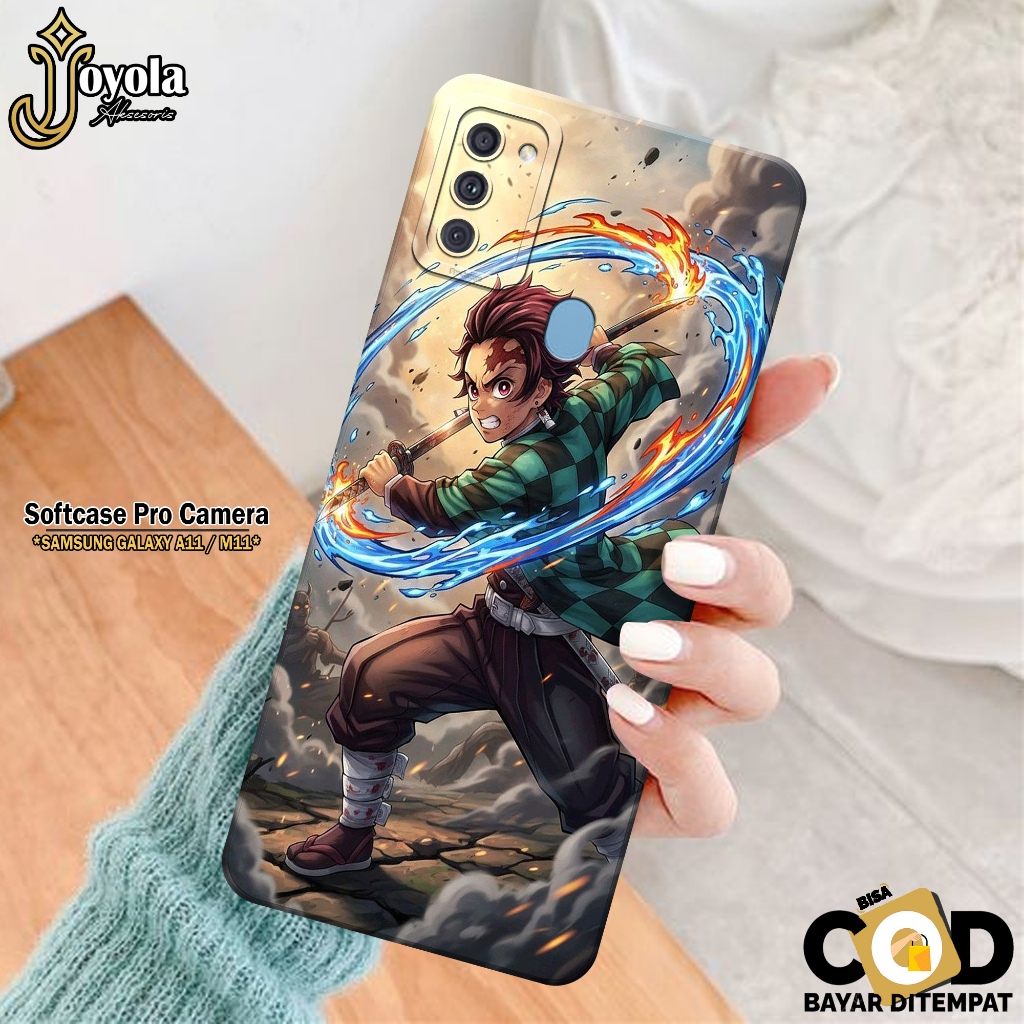 Softcase Samsung Galaxy A11/M11 Terbaru Silikon Pro Camera Fashion Case Anime Kesing Samsung Galaxy 