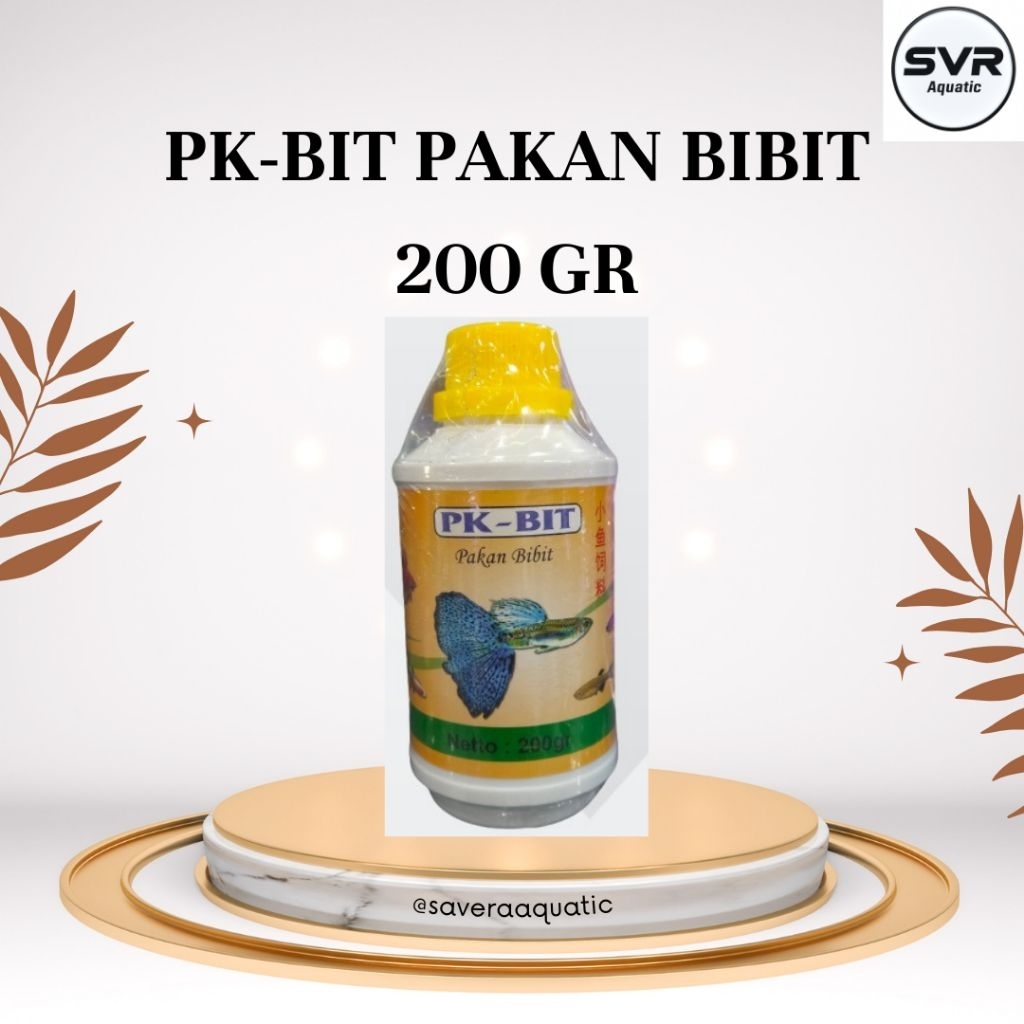 PK-BIT Pakan Bibit Ikan 200 gram - Khusus untuk ikan kecil