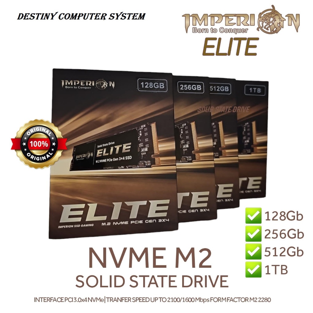 SSD M.2 NVME Imperion 128GB / 256GB / 512GB