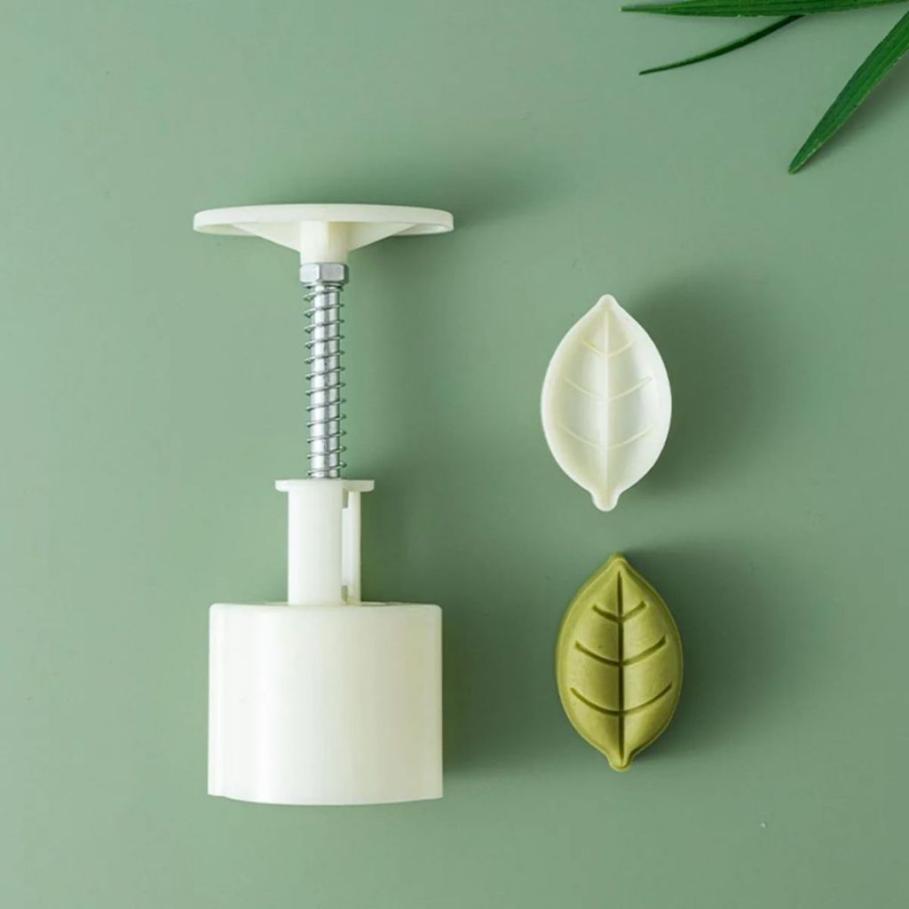 Cetakan Kue Nastar Bulan Berbentuk Daun - Cetakan Plastik Kue Nastar