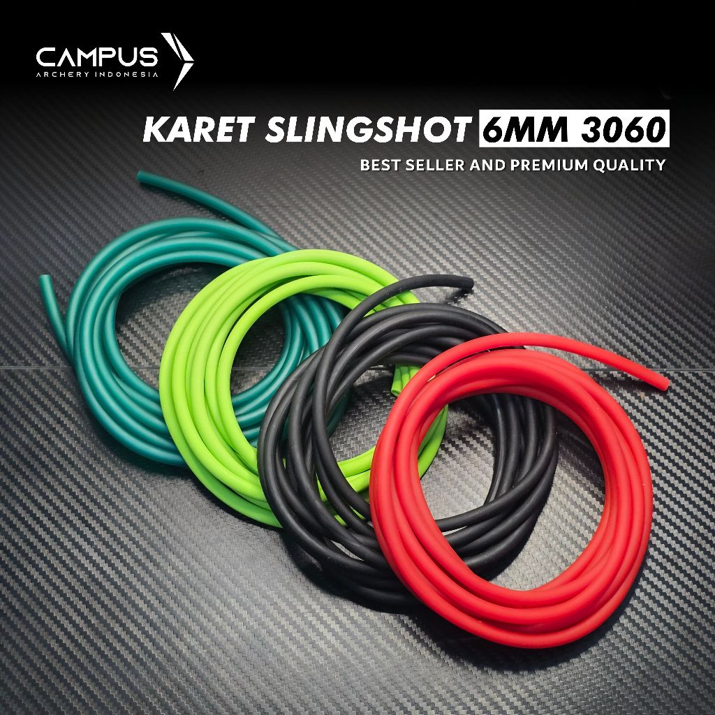 Karet Ketapel Ikan 6MM 3060 Slingshot Rubber Premium