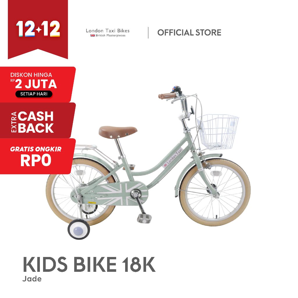 Sepeda Anak London Taxi Kids Bike 18K - Jade