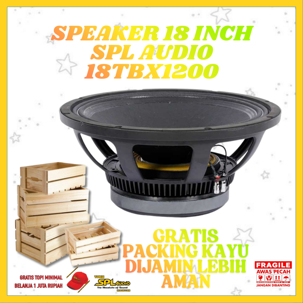 Speaker 18INCH SPL Audio 18 TBX1200