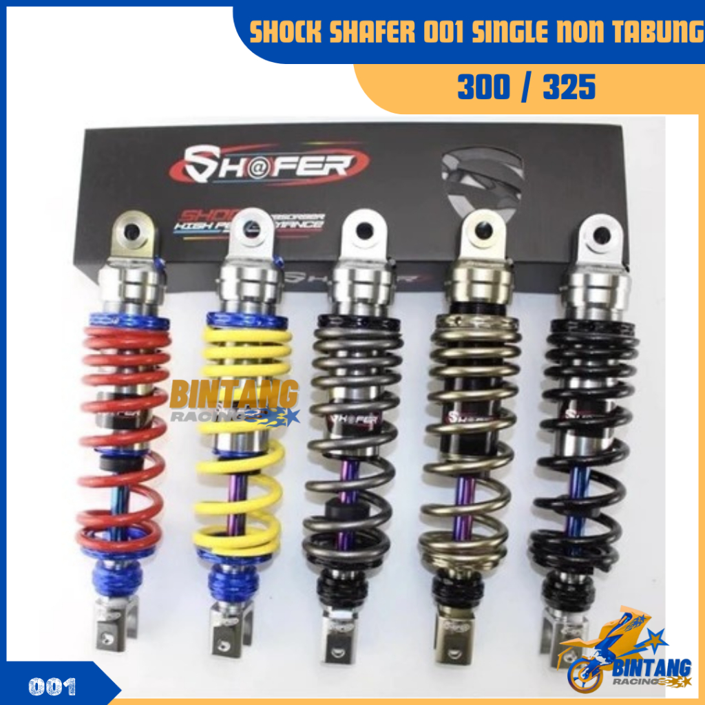 Shockbreaker Shafer 001 Original klik rebound fungsi non tabung Matic Nmax Mio Vario Beat Scopy Fino
