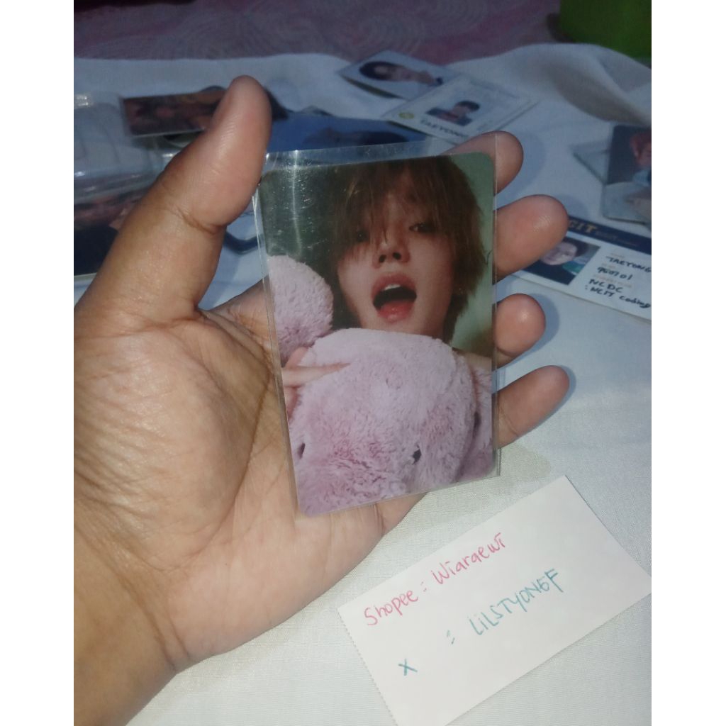 PHOTOCARD TAEYONG ARRIVAL, TAEYONG BUNNY PINK