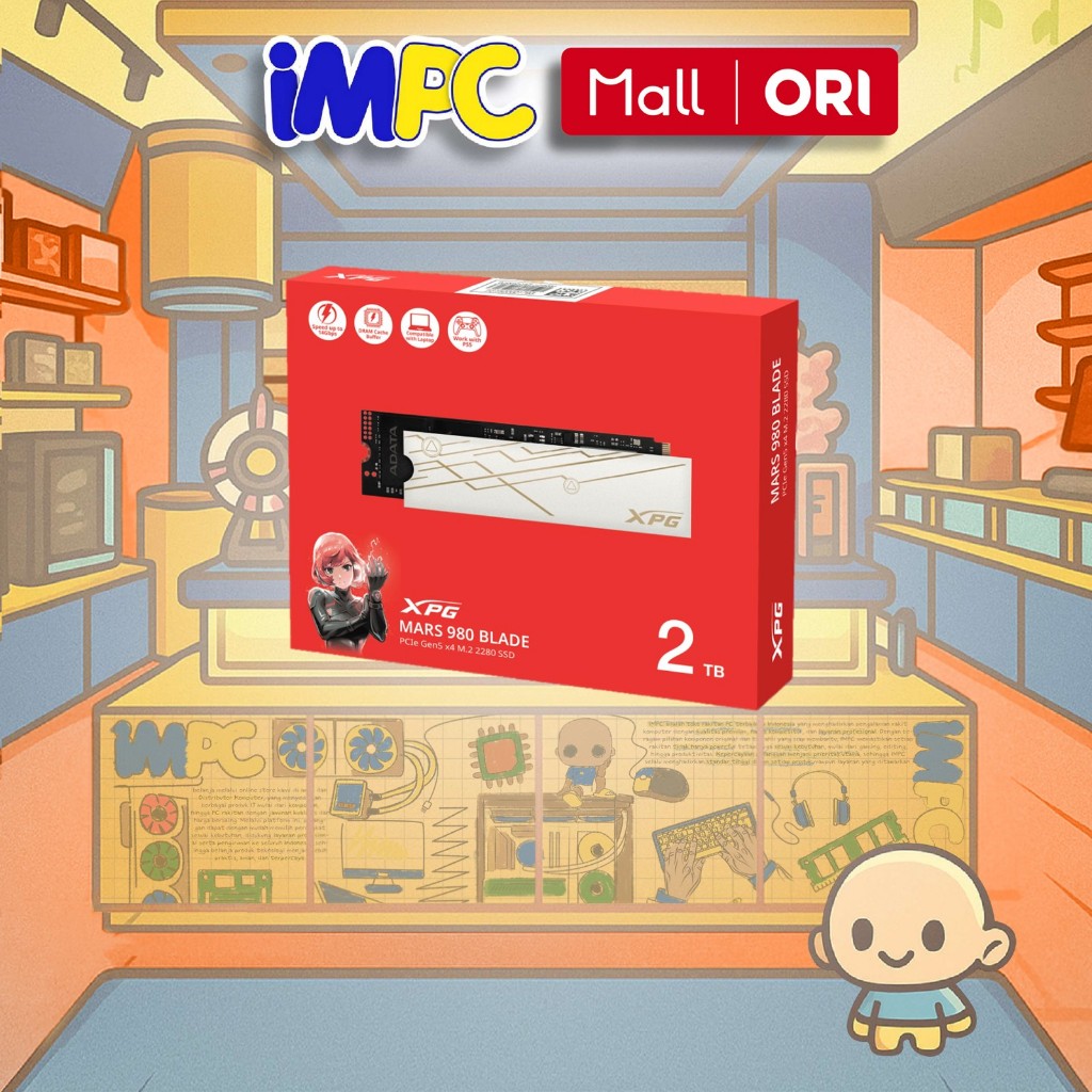 ADATA SSD XPG MARS 980 BLADE 2TB M.2 NVMe PCIE 5.0 GEN5