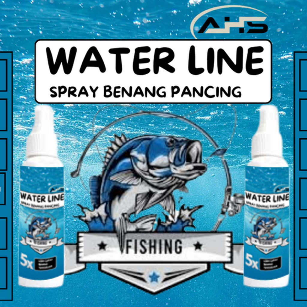 Cairan Benang Pancing Tenggelam Water Line Cleaner Spray Fishing 100ml Liquid Cair Peneggelam Member