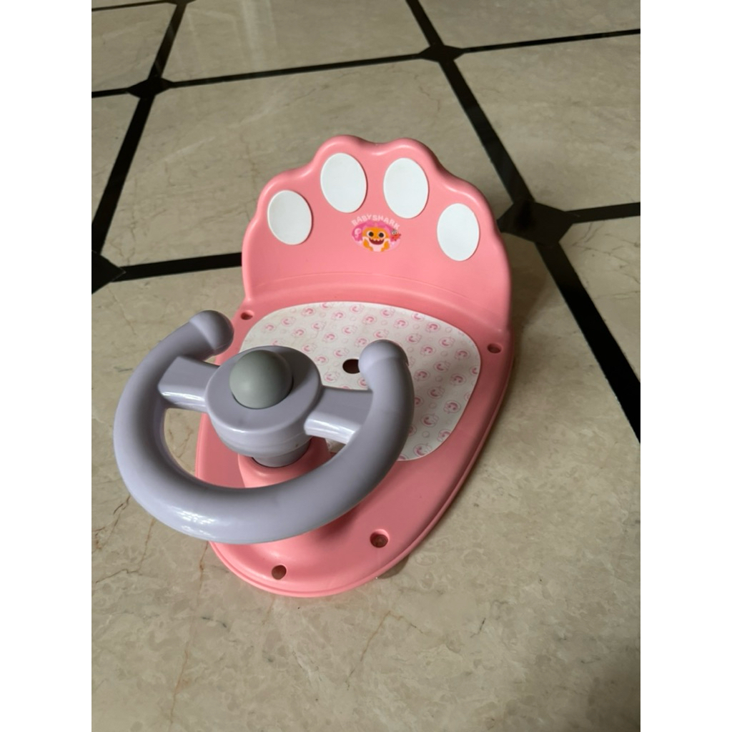 Preloved Kursi Mandi Bayi | BEBE SMART Baby Shark Fun Bath Chair | Tempat Mandi Bayi | Kursi Bayi Mu