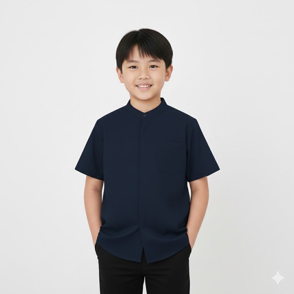 Kemeja sanghai/Koko Anak Laki-Laki/Model Kekinian