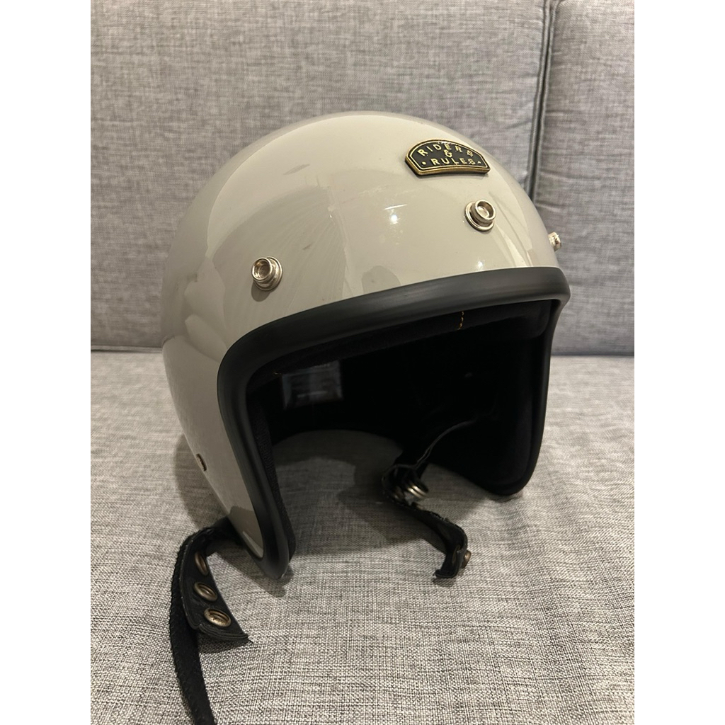 Helm Riders and Rules - open face half face retro