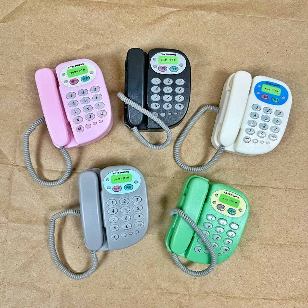 really record and play answering machine mascot from back in the day • gacha gashapon capsule toys m