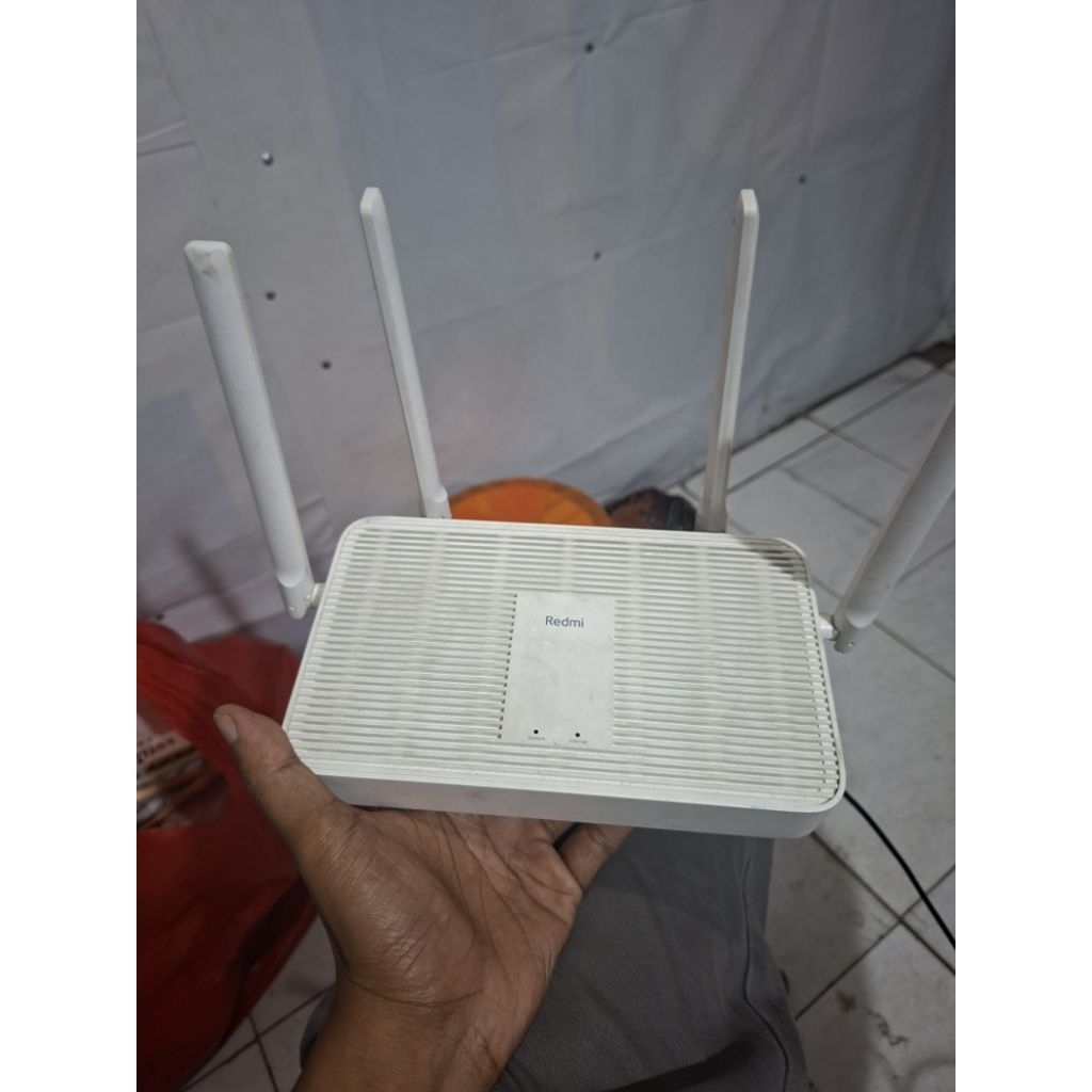 Router Redmi wifi 6 model RA81 dual band gigabit plus adaptor