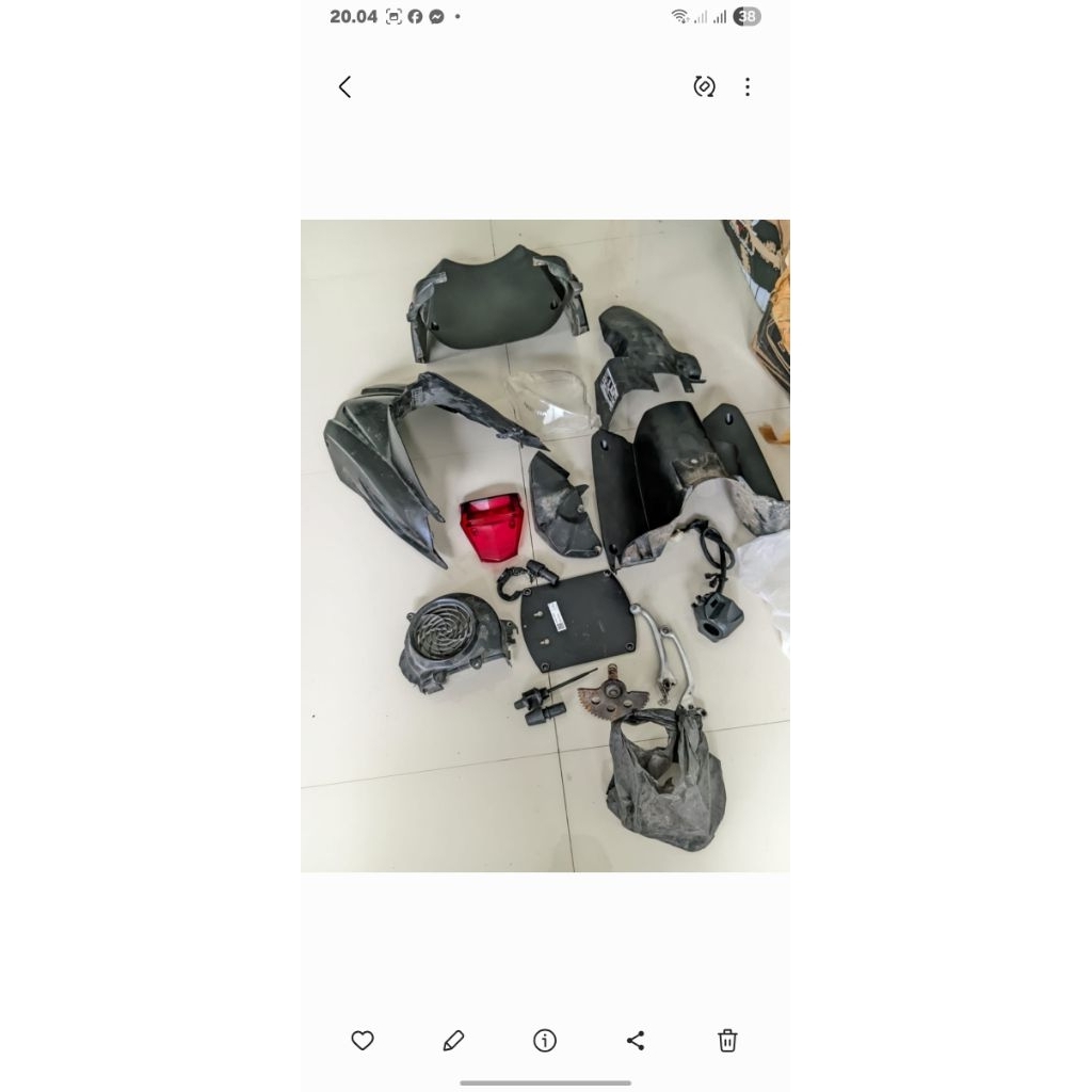 tutup cvt ori beat karbu original