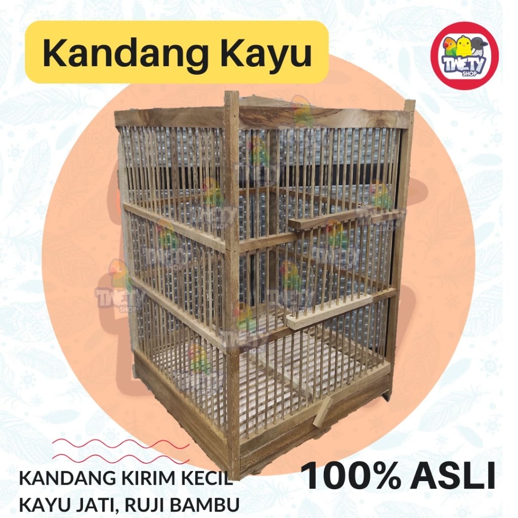 Sangkar Kayu Kecil Kandang Sangkar Kirim Sangkar Packing