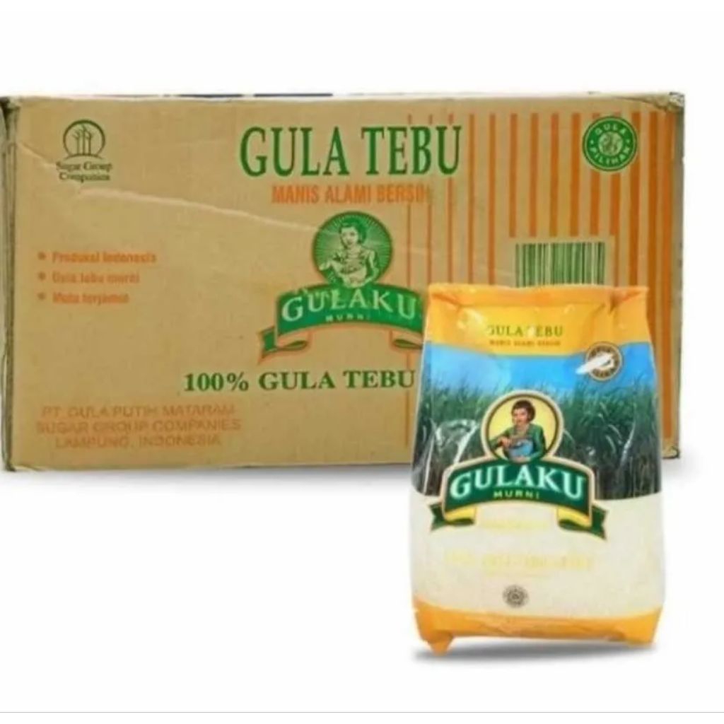 gulaku kuning kemasan 1 kg kartonan