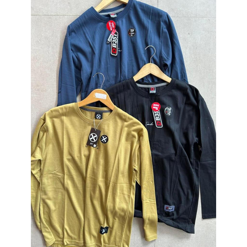 AZR Grosir Kaos Lengan Panjang Cotton Combed 24s