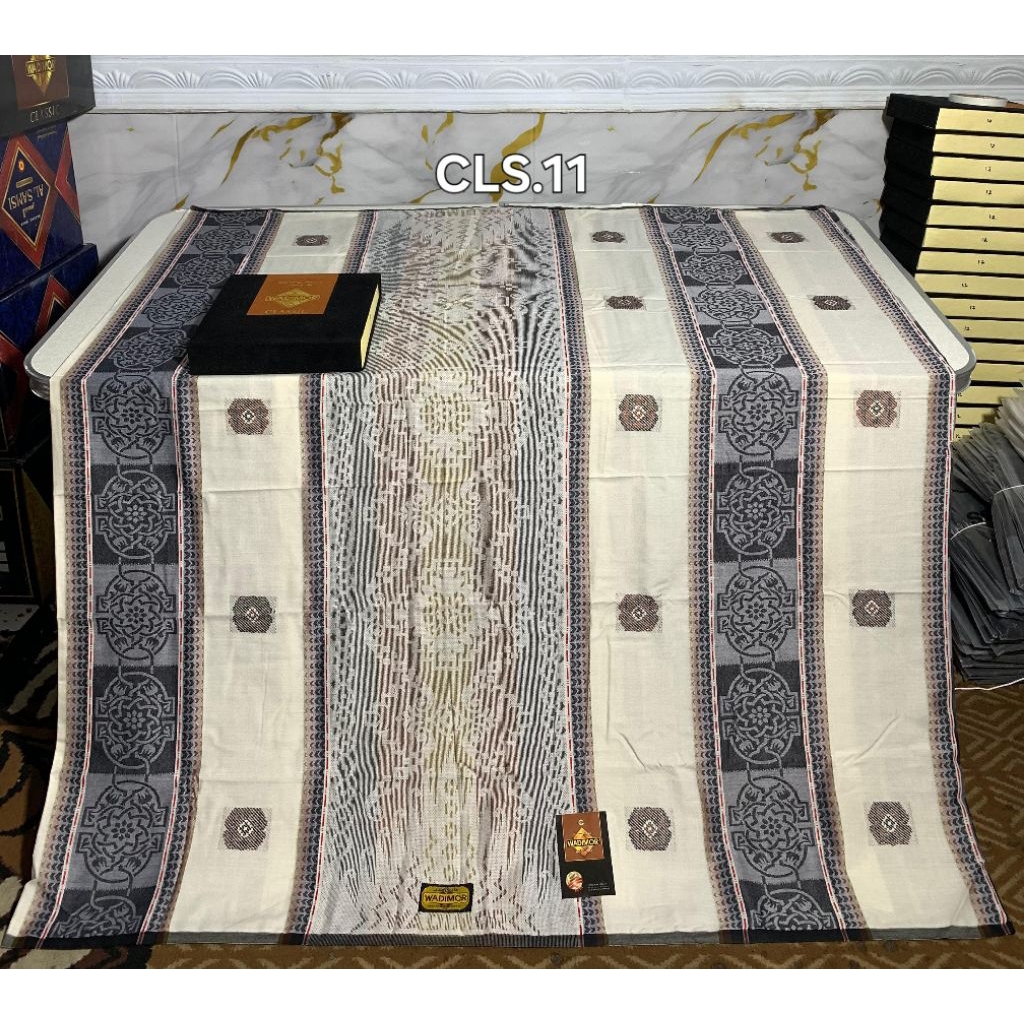sarung wadimor clasic jaguar putih dan hitam terbaru/wadimor/clasic/songket/jaguard