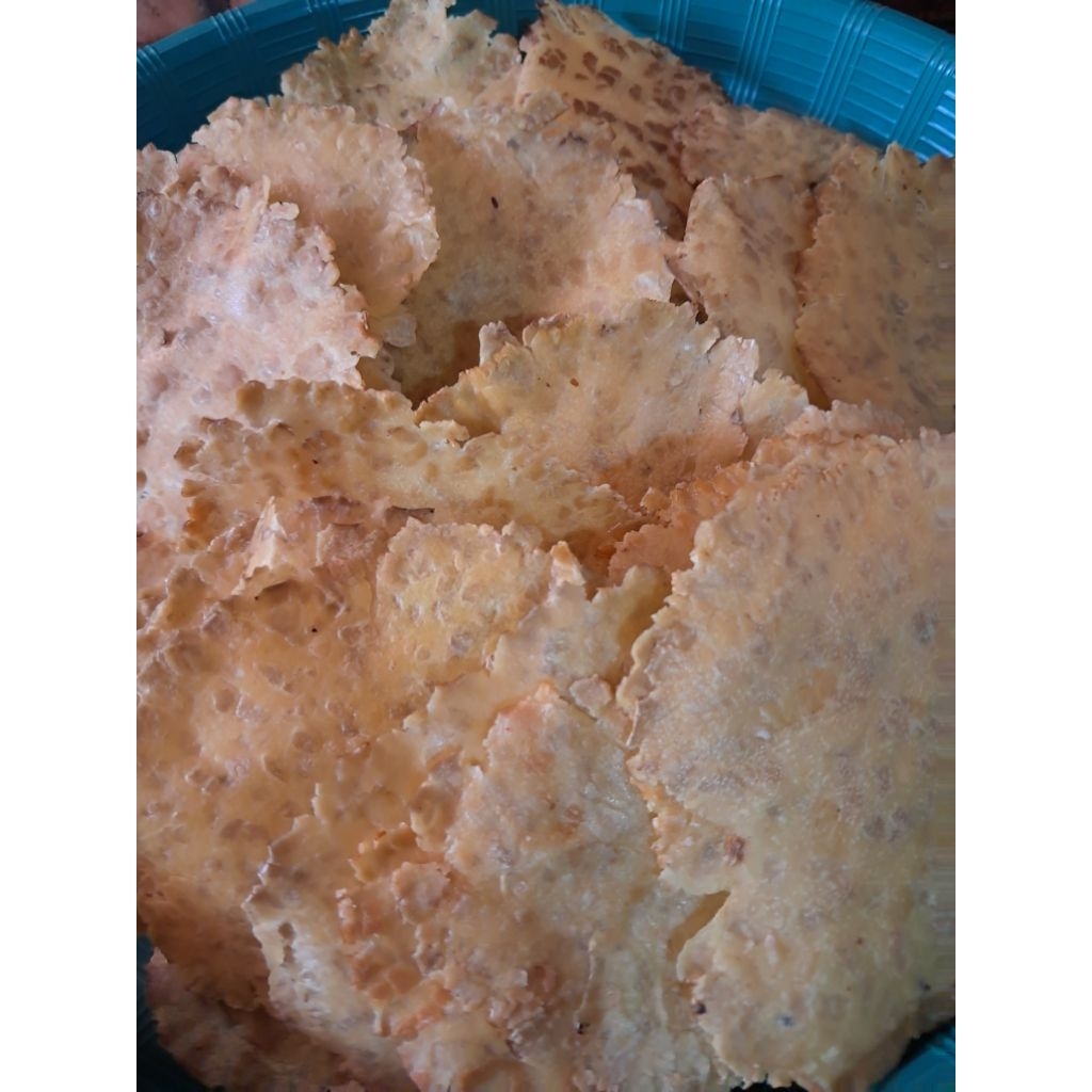 Emping Jengkol Mentah - Kerupuk Jengkol Mentah 250g