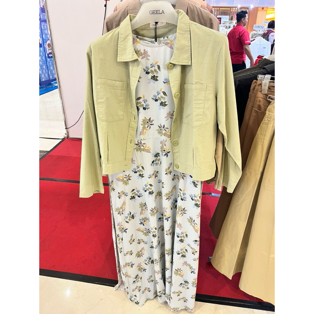 Gamis One set Wanita merk GEELA size S-XXL