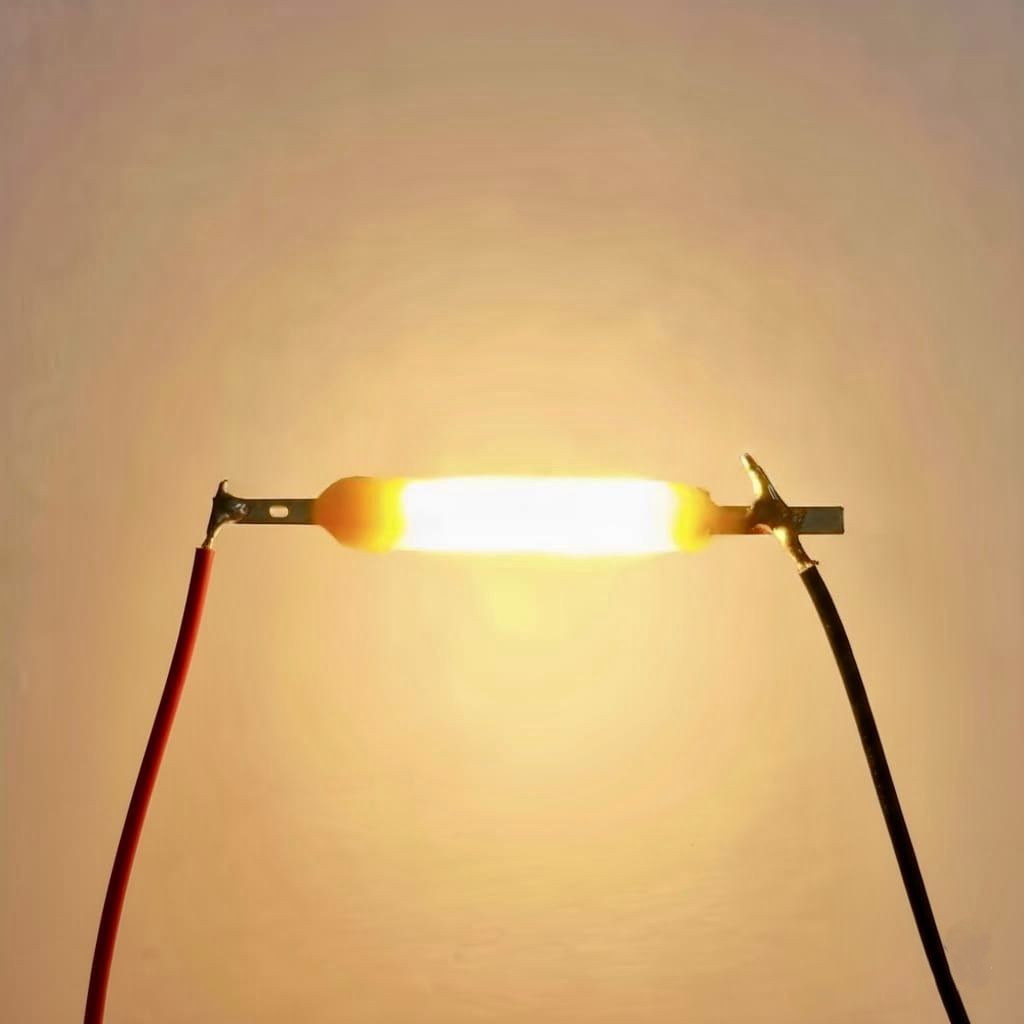 LED Filament Edison 3V 18.5mm 55mA Warm White 2700K LED Filamen Bulb (Grosir)