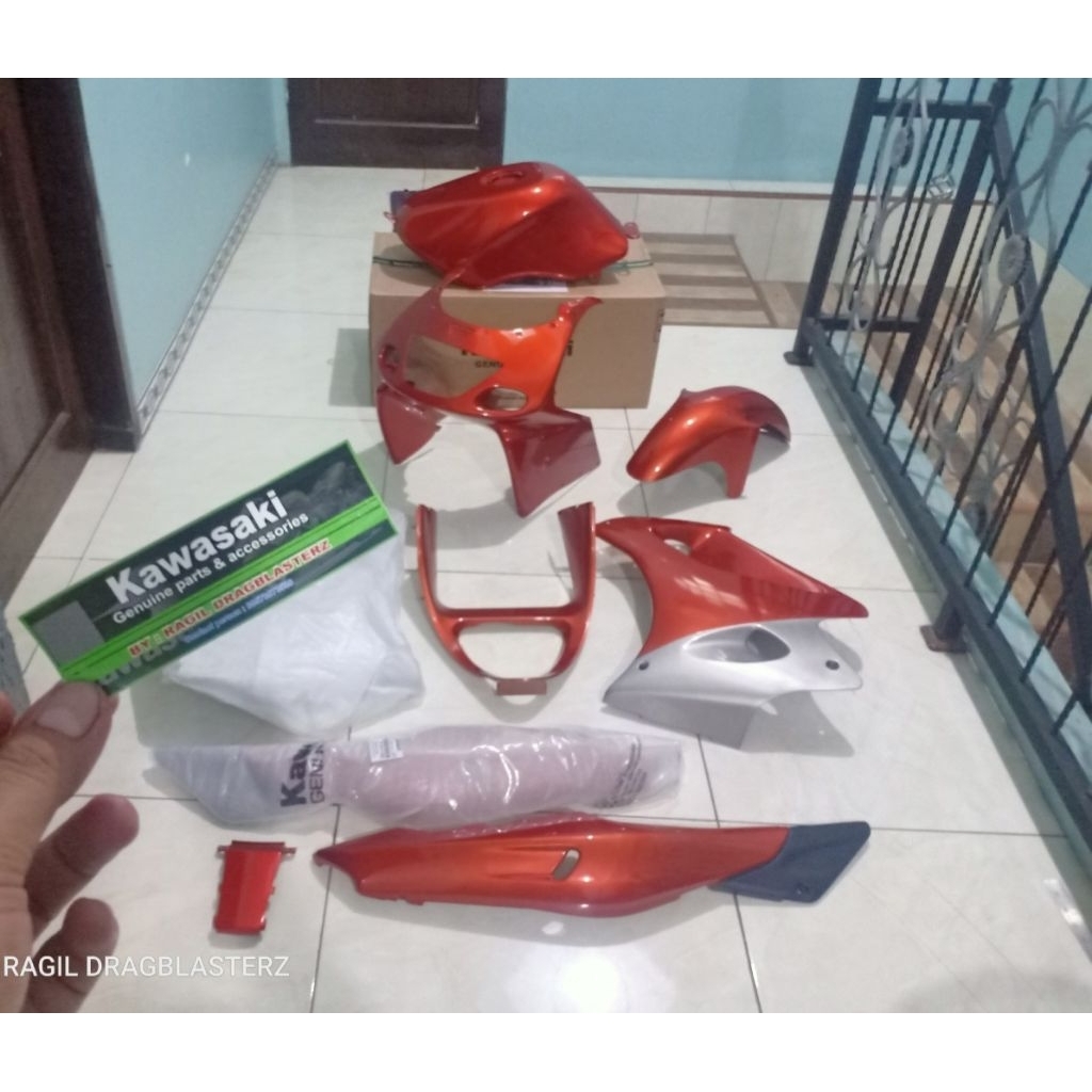 body set ninja rr old orange original Kawasaki