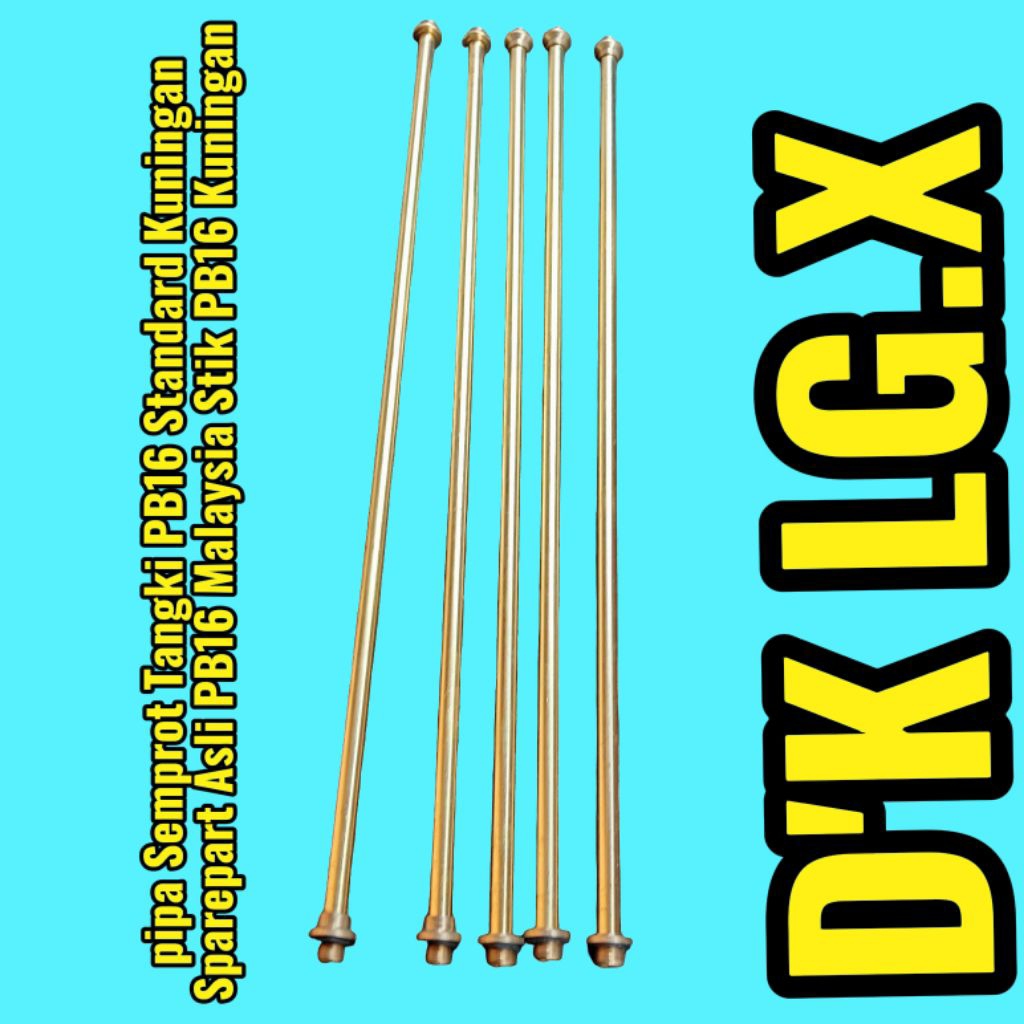 pipa Semprot Tangki PB16 Standard KuninganSparepart Asli PB16 Malaysia Stik PB16 Kuningan
