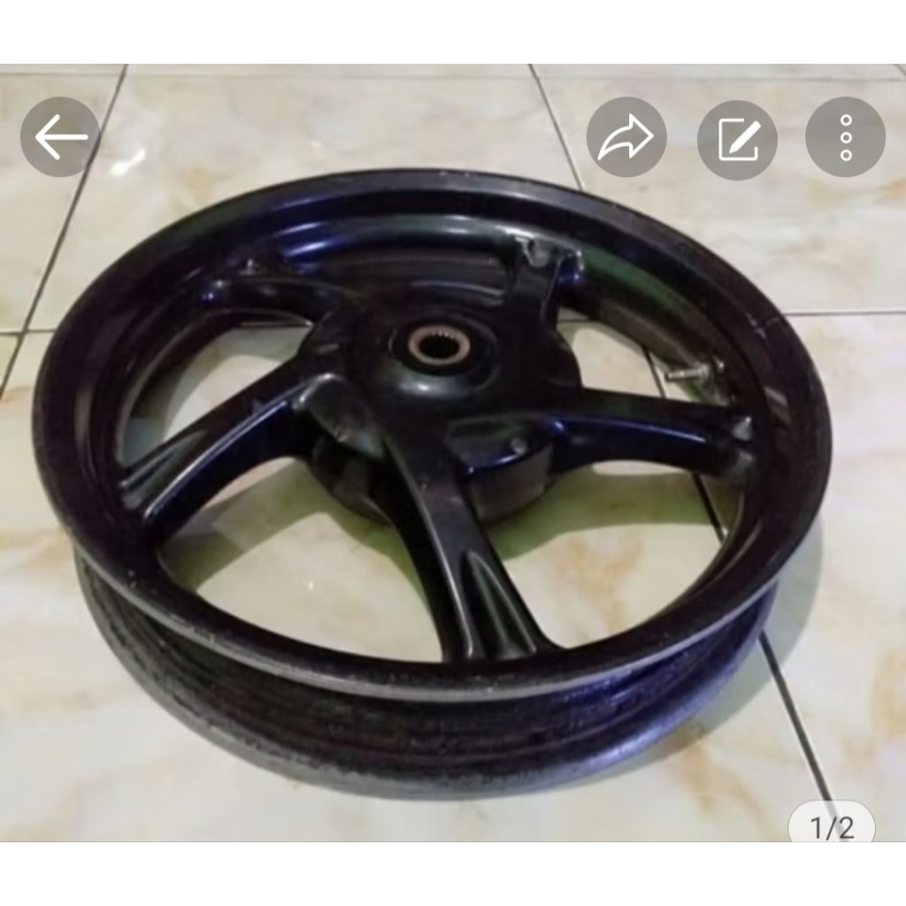 Pelek belakang Yamaha Mio soul GT 125 Mio S Fino 125 XEON  GT 125 Original Copotan