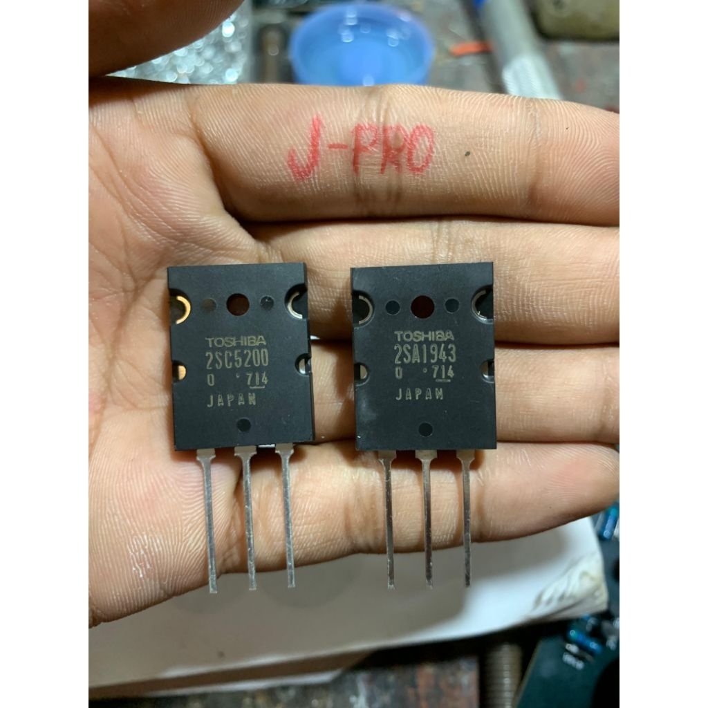 Transistor Toshiba Lot 714 Original Max suplay 55vac