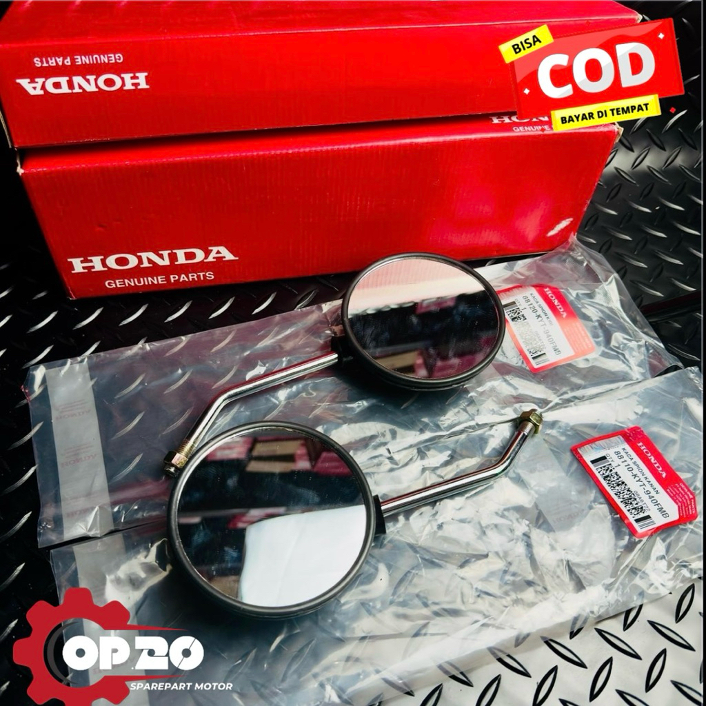 KACA SPION SEPASANG HONDA SCOOPY FI 2013-2015 ORIGINAL KYT 1 SET KIRI KANAN SCOOPY FI KD1144 ORIGINA