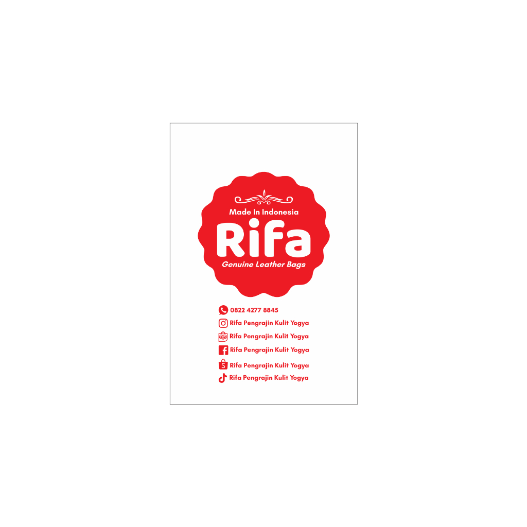 sablon plastik opp 30 x 40 cm | Rifa pengrajin kulit