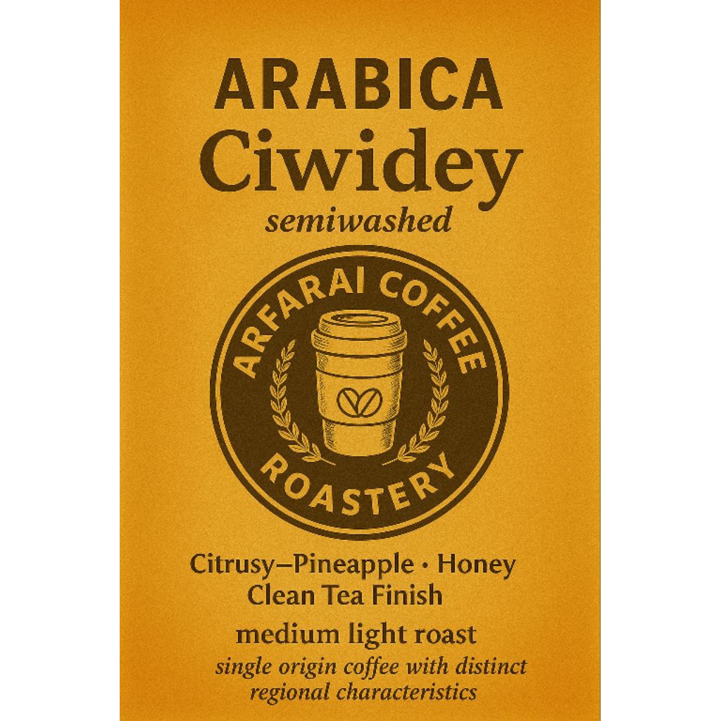 Kopi Arabika / Arabica Ciwidey / Kopi Arabica / Ciwidey Semiwashed / Ciwidey Semi Washed / Ciwidey S