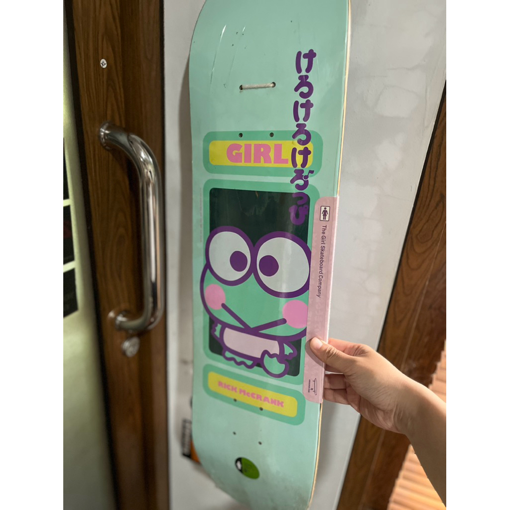 Girl Skateboards Sanrio Keroppi Rick McCrank deck