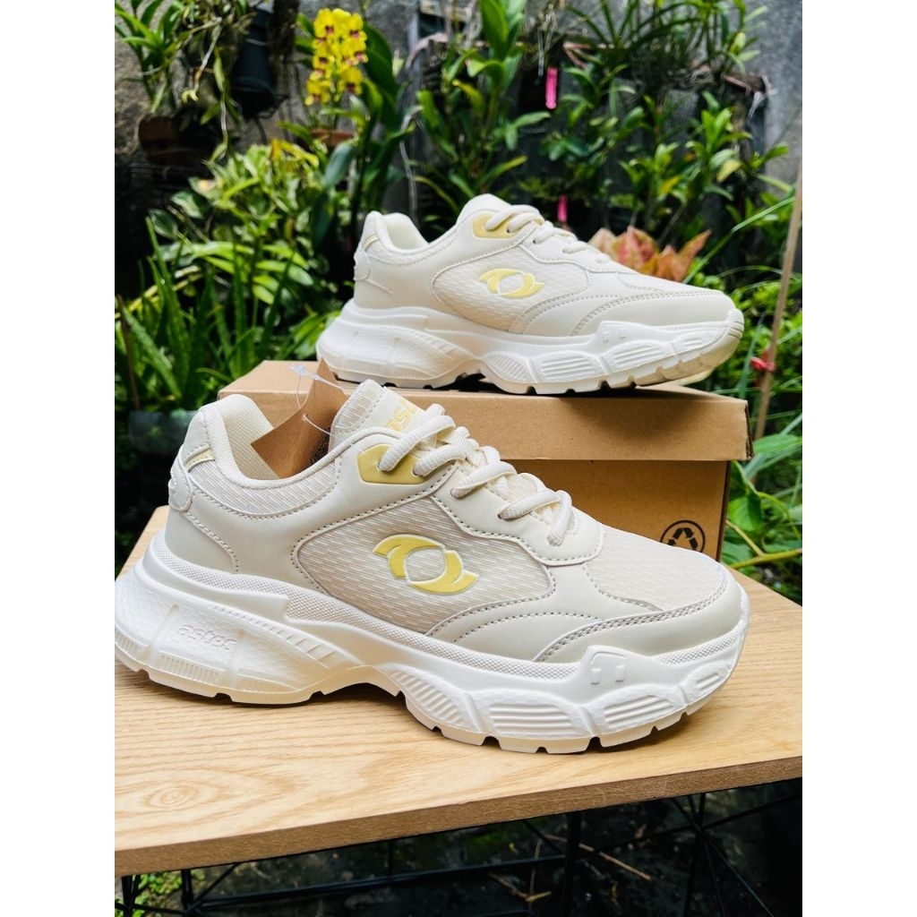 Sepatu Astec LENKA RUNNING BEIGE Size 37 Original Sale Sport Station