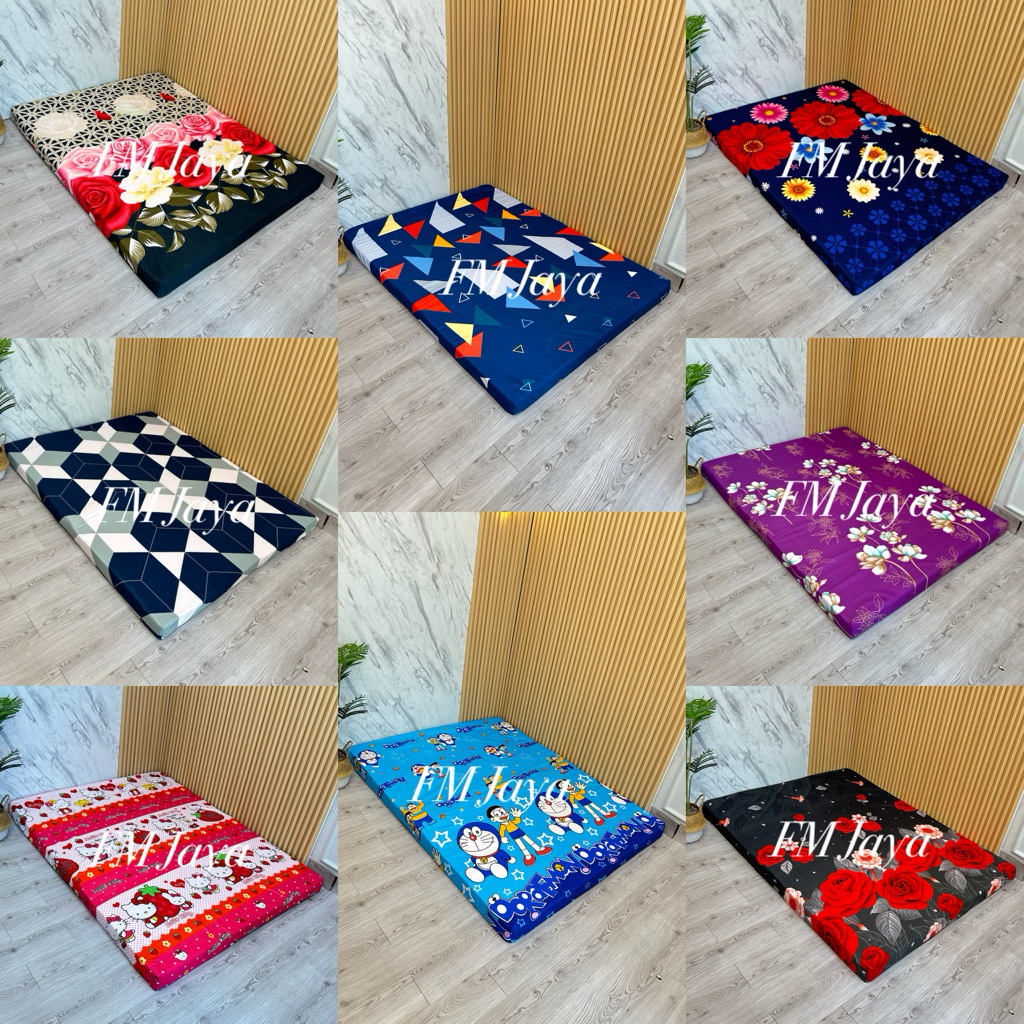 KASUR BUSA 140x180CM KETEBALAN 10CM || KASUR BUSA KARAKTER || KASUR EMPUK || KASUR BUSA + SARUNG