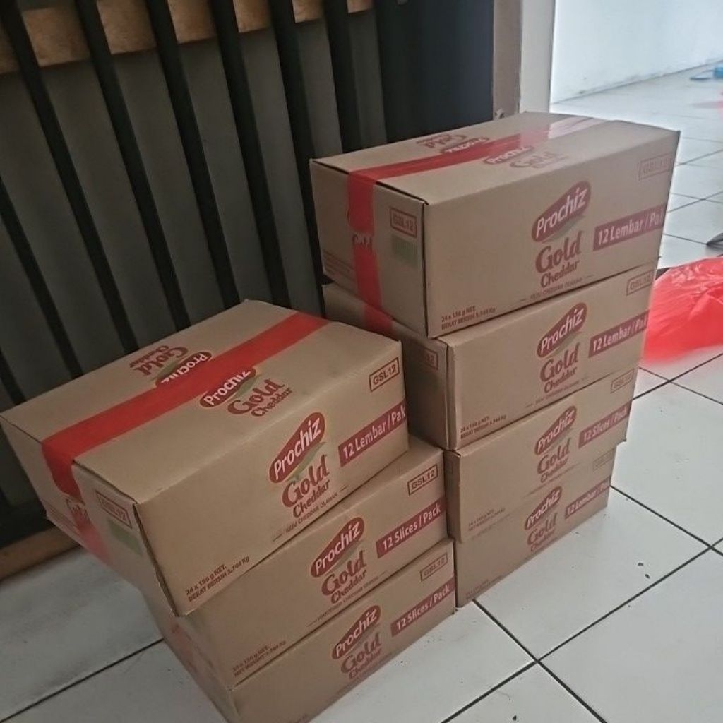 Keju Prochiz Slice 12s karton (isi 24 pack)