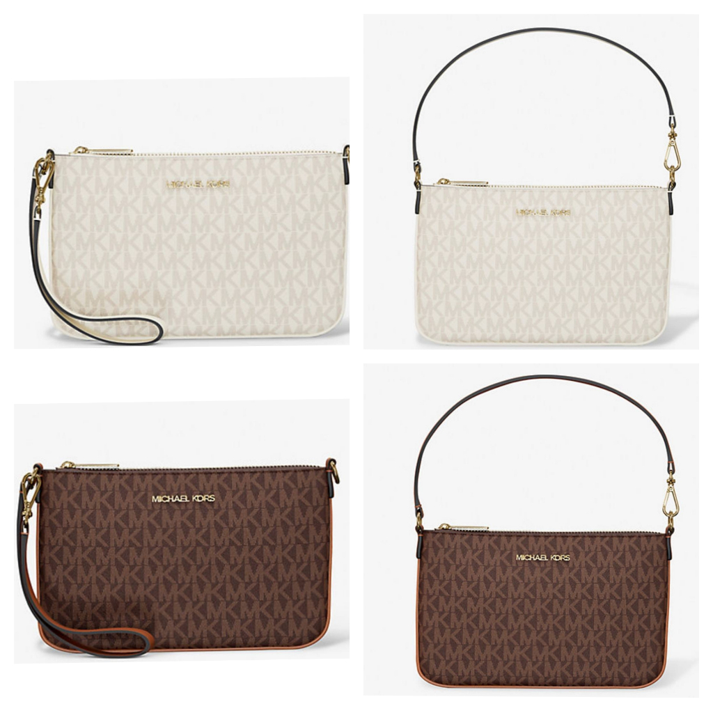 Dompet MK JS Small Convertible wristlet sign sz 21x13cm