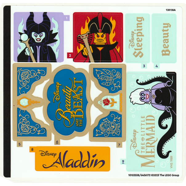 Lego Sticker Part 43227stk01 Sticker Sheet for Set 43227, Sheet 1 - (10103558/6436172)