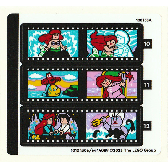 Lego Sticker Part 43227stk02 Sticker Sheet for Set 43227, Sheet 2 - (10104306/6444089)