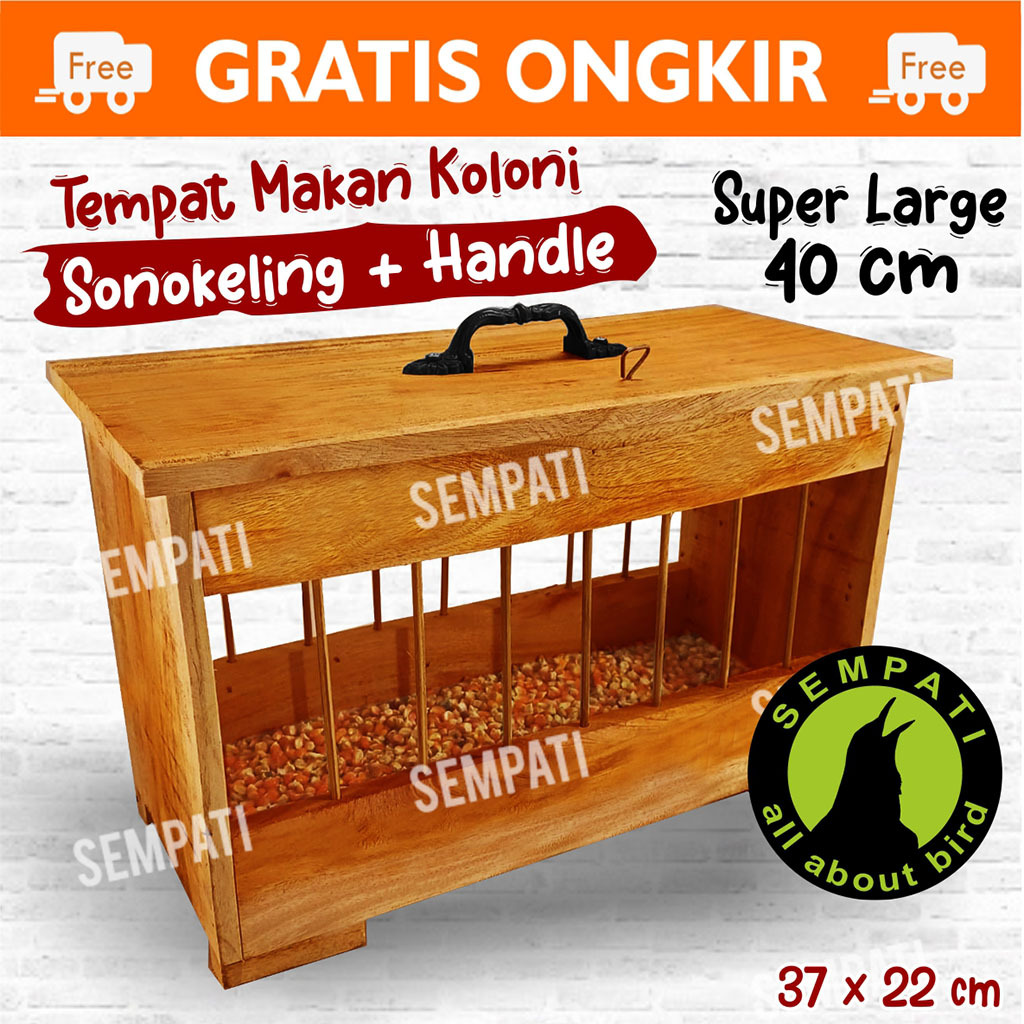 SEMPATI TM Tempat Makan Burung Merpati Wadah Pakan Jagung Burung Merpati Pos Kolong Tomprang Lomba D
