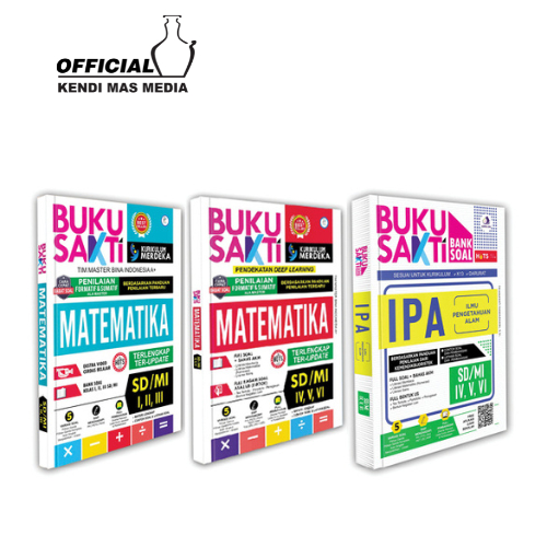 KENDI MAS MEDIA - Buku Kurikulum Merdeka SD 4,5,6 | BUKU SAKTI MATEMATIKA IPA SD/MI KELAS 4,5,6