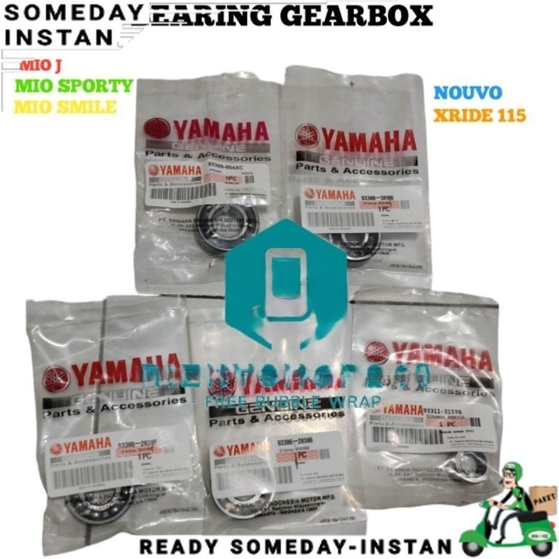 YB- 1 SET Laher bearing gearbox rasio YAMAHA mio sporty mio smile nouvo/ suku cadang sparepart dan a