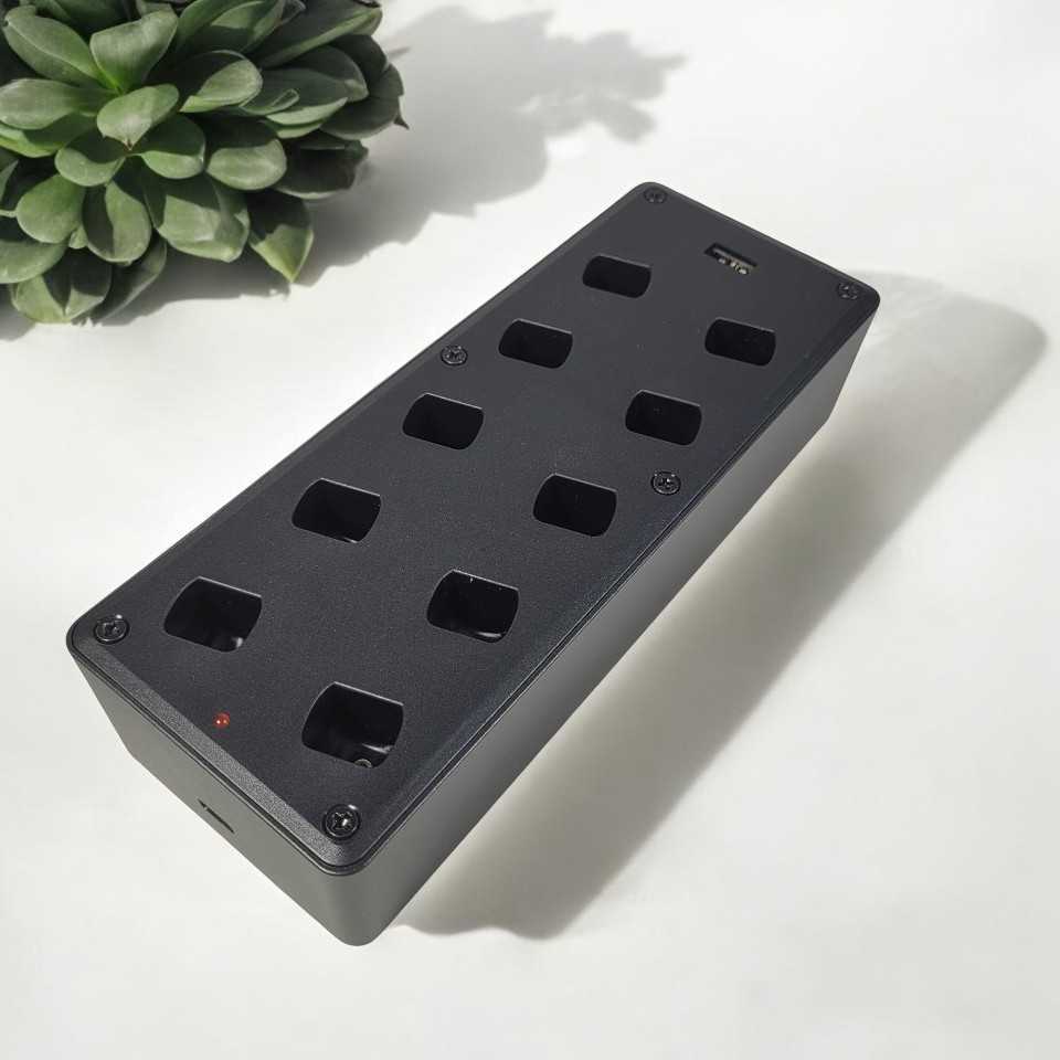 Charging Base Earphone Receiver Audio Tour Guide 10 Slot