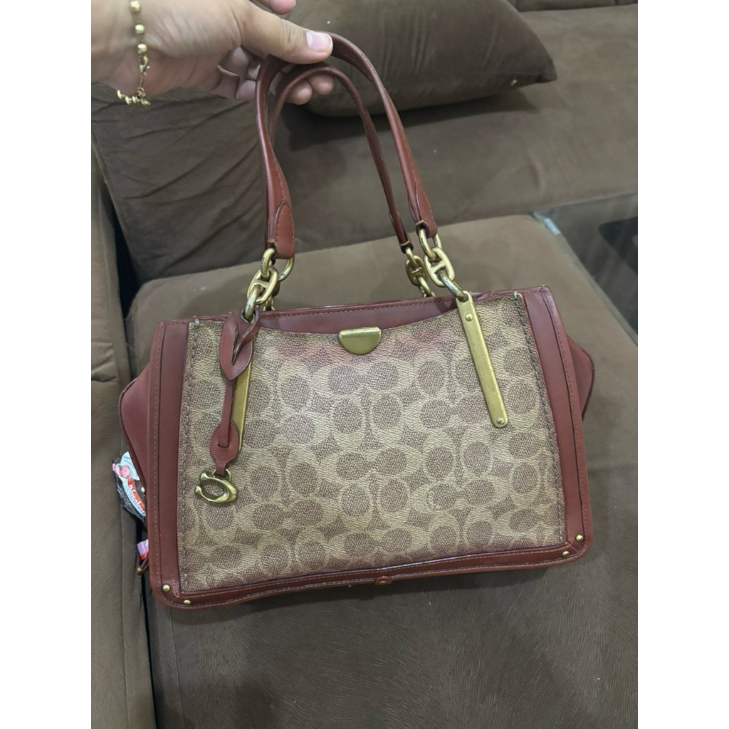 Coach dreamer signature tan rust original