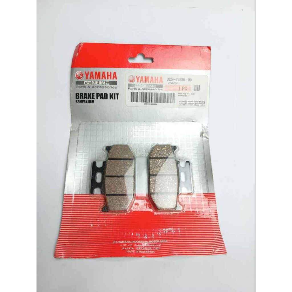 Kampas Rem Belakang Yamaha WR 155 3C5-25806-00 100%ORIGINAL YGP