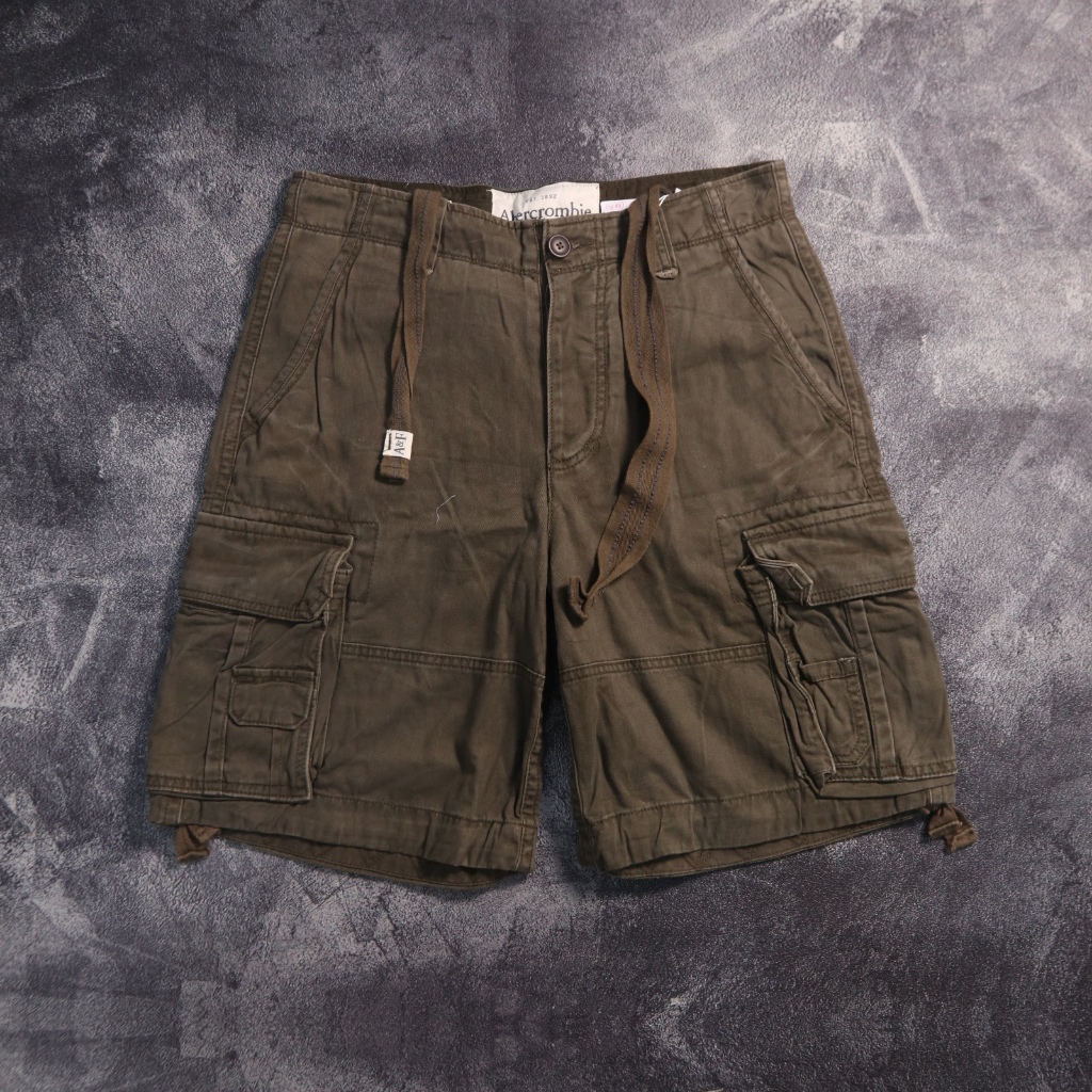 CELANA PENDEK ABERCROMBIE & FITCH CARGO SHORT PANTS SP43 SIZE 32